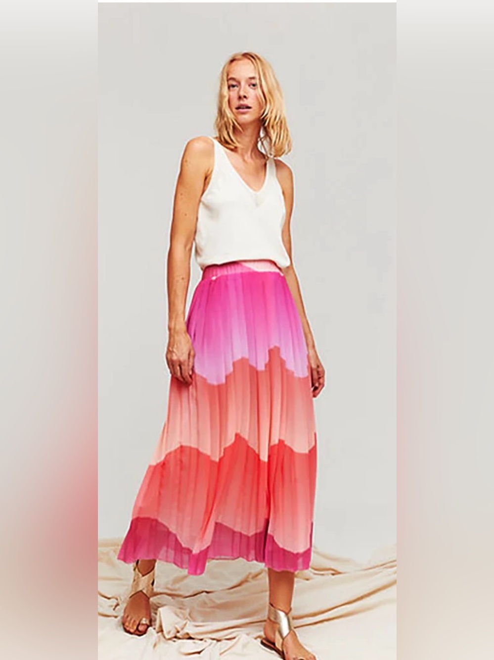 Aldo Martins Raset Skirt in Pink Size Sm